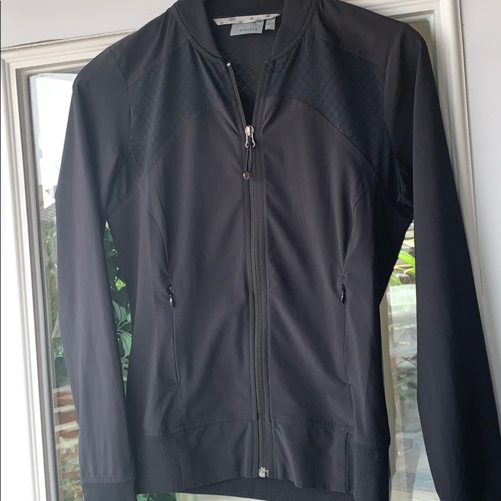 Athleta black light weight zip up jacket